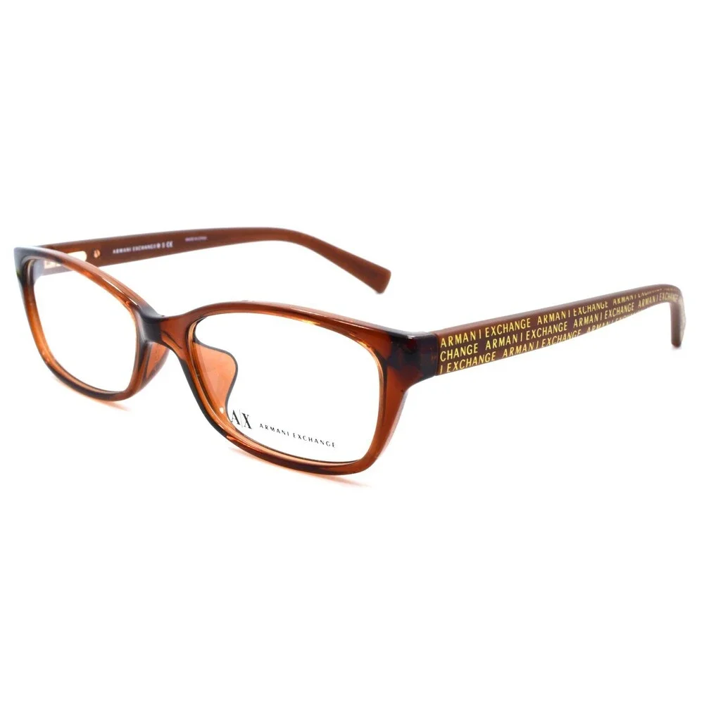 Armani Exchange AX3009F 8063 Women's Eyeglasses Frames 53-16-140 Brown